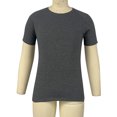 thumbnail image 5 of Besolor Men's Short Sleeve T Shirts Summer Casual Basic Tee Crew Neck Slim Fitted Stretch Tops, 5 of 5