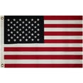 thumbnail image 3 of 2x3 Embroidered USA American Sewn 100% Cotton flag 2'x3' ft 2 Clips / USA Pin, 3 of 4