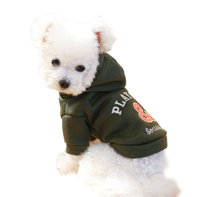 Ropa para cachorros para perros pequeños, Sudadera con capucha para perros pequeños, ropa cálida para perros pequeños, abrigo para Chihuahua, ropa para cachorros y gatos