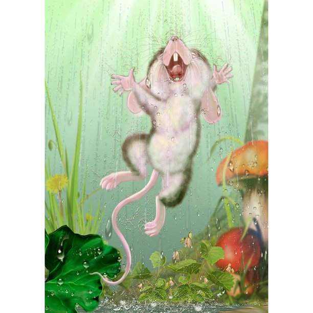 Diamond Painting (DE4764) Happy Mouse 5D DIY Square Rhinestone Art Picture 40x50cm Hugtrwg Para estrenar