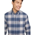thumbnail image 2 of Chaps Men's and Big Men's Comfort Stretch Flannel Shirt, Sizes S-2XL, 2 of 7