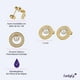 thumbnail image 5 of Aretes de Oro 14k para Mujer LuckyLy con Perlas y Zirconia Cúbica Base de Acero Inoxidable Modelo Emy dorado Unitalla, 5 of 6