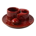 thumbnail image 2 of Siruishop Incense Burner Birthday Gift Sticks Holder for SPA Cabinet Office Red, 2 of 8