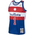 thumbnail image 2 of Men's Mitchell & Ness Rod Strickland Royal Washington Bullets 1996/97 Hardwood Classics Swingman Jersey, 2 of 3