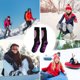 thumbnail image 1 of WEUVEB 1Par Calcetines Largos Negros Para Mujer Aptos Para Running Y Senderismo Con De, 1 of 6