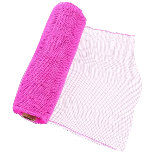 Miangastore Flower Wrapping Mesh Yarn Gift Wrapping Mesh Rosy 1Pcs 10 Yards Per Roll