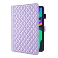 thumbnail image 2 of for Lenovo Idea Tab 11 inch 2025 (TB-336ZU/TB-336FU) Case, Rhombus Pattern Multiple Viewing Angles Stand Slim Folio Cover (Purple), 2 of 6