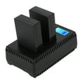 thumbnail image 3 of XYCCA 2 Pcs pour Canon LP-E12 Caméra Batteries Li-ion Écran LCD Câble de Charge USB Kit-081603, 3 of 5