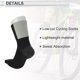 thumbnail image 4 of Calcetines de ciclismo Unique Bargains que absorben el sudor, calcetines para bicicleta al aire libre, color gris y negro, tamaño XS, neutros y universales, 1 par, combinación de colores, 4 of 7