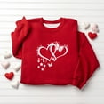 thumbnail image 2 of Babcutegg Kid Girls Valentine's Day Shirts Regular Fit Casual Fashion Lightweight Graphic Tee Long Sleeve Girls Clothes Red Size 6-7, 2 of 5