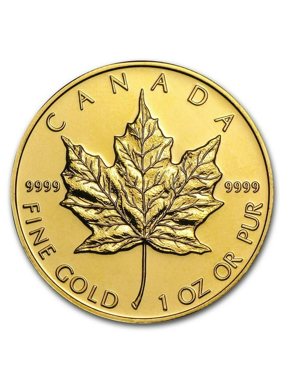 Canada 1 oz Gold Maple Leaf .9999 Fine (Random Year) - Walmart