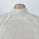 thumbnail image 5 of Gibobby Suéter de cuello alto mujer, Suéter de punto de invierno para mujer, 2023, cuello alto, suéter de invierno para otoño, suéter de manga larga(Beige,CH), 5 of 5