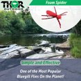 thumbnail image 4 of Thor Outdoor Foam Spider Fly Fishing Set – 6 Pc, Red, Hook Size #12, Topwater Dry Flies for Bass, Panfish, Trout, 4 of 6