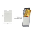 thumbnail image 2 of Cellet EZStick Universal ID/Credit Card Holder, Stick on Wallet for Smartphones with Heavy Duty Adhesive Pad - Black, 2 of 4
