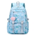 thumbnail image 2 of Lightweight Large Capacity Gradient Star Print Backpack Soft Padded Straps School Daypack for Students, 2 of 7