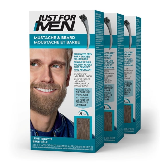 Just For Men Mustache & Beard Light Brown