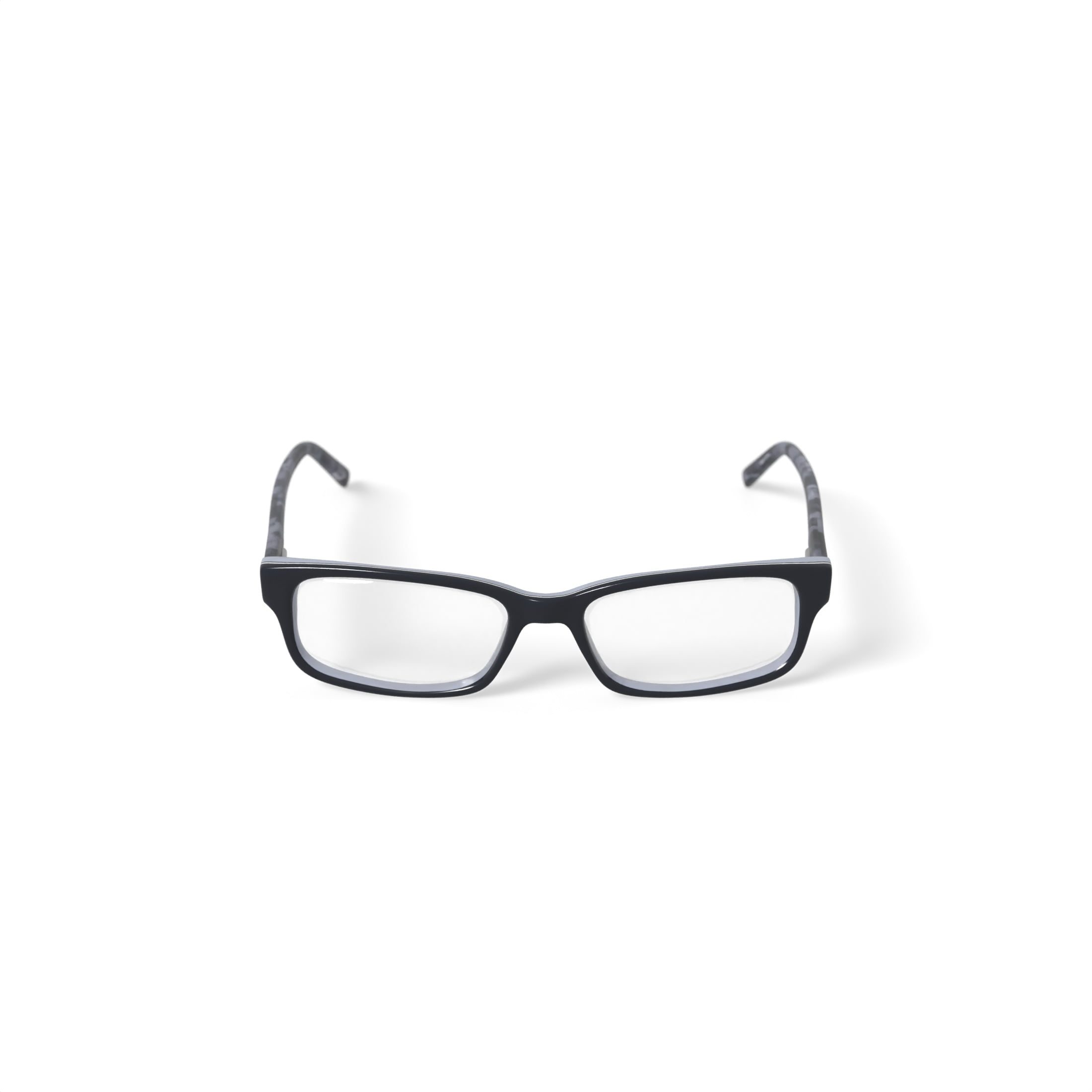 Skechers Youth SEB 1201 Rectangular Prescription Eyeglasses with Case, Black