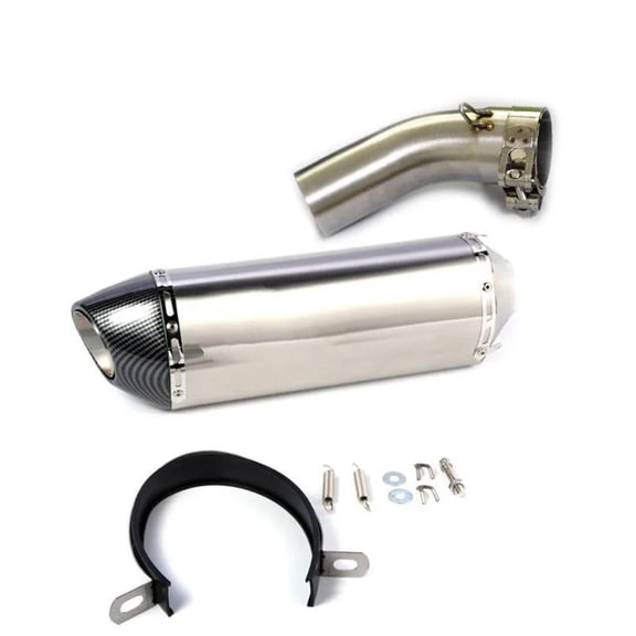 Motorcycle Exhaust Pipe Muffler Full Systems Middle Link Pipe Slip On Exhaust For Kawasaki ZX4R ZX4RR 2023