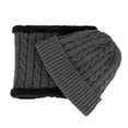 thumbnail image 4 of kaondbfi Outdoor Travel Essentials Accessories Beanie Hats for Women and Men Winter Plus Velvet Thickened Earmuffs Hat and Scarf 2-Pieces, 4 of 9