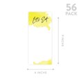 thumbnail image 5 of Koyal Wholesale Illuminating Yellow Watercolor Printable Wedding Paper Menu Cards for DIY Printer, Pack of 52, 5 of 5
