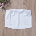 thumbnail image 2 of Women Top Shirt Solid Color Slim Off Shoulder Crop Tank Top Summer Hot Camisole, 2 of 8