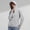 Gray, variant on Women's Jackets Lightweight Casual Plus Size Nylon Hooded Cool Breathable Sun Protective Clothing for Daily Wear