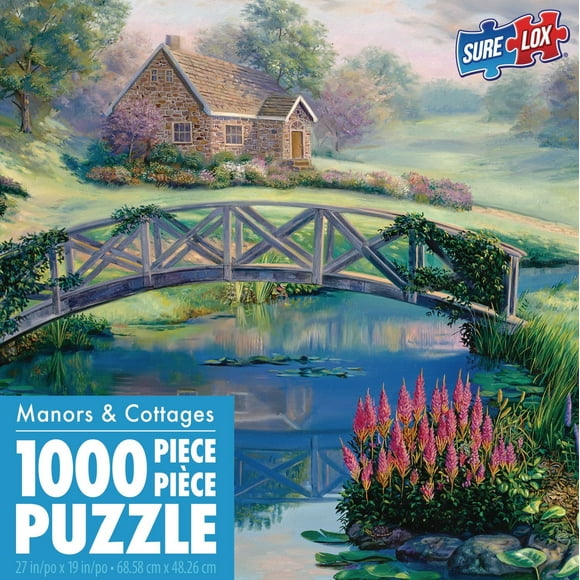 Sure-Lox 1000 PC Manors & Cottages ™ Blue Lagoon Puzzle
