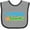 Heather and Black, variant on Inktastic Plumber in Training Boys or Girls Baby Bib