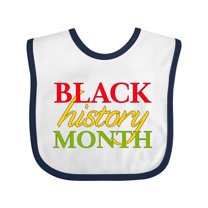 Inktastic Black History Month- Red, Green, Yellow Boys or Girls Baby Bib