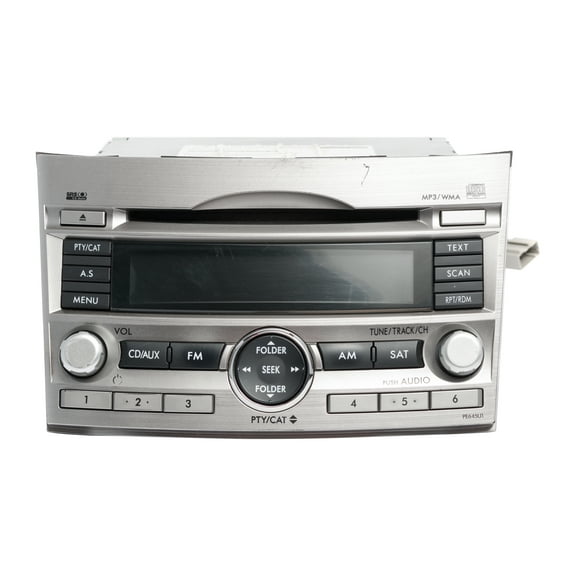 Restored 2010-12 Subaru Legacy AM FM Radio mp3 Single Disc CD Player 86201AJ64A PE645U1 (Refurbished)