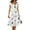 White, variant on IROINNID Cocktail Dress for Women Wedding Guest Vintage V Neck Short Sleeve Printing Party Dresses Cocktail Dress,Black