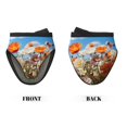 thumbnail image 2 of Pofeuu Vibrant Field Of Blossoms Print Thickened Mini Silicone Oven Mitts Heat Resistant, Rubber Oven Mitt Gloves, Finger Pinch Grips, Pot Holder, Silicone Potholder, 2 of 7