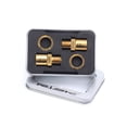 thumbnail image 2 of RISK Bike Pedal Extender Replacement Universal Bicycles Components Axle Modification Accessory for Repairing Extension Bolt Screw Spacer Pedals Accessories Golden 20mm, 2 of 6