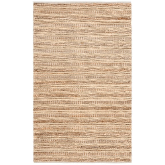 SAFAVIEH Natura Alecia Striped Area Rug, Natural/Beige, 6' x 9'