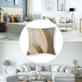 thumbnail image 5 of Acheng Off White Beige Gold Cushion Case Luxury Modern Square Throw Pillow Cover Decorative Pillow for Couch Sofa Living Room Bedroom Car 22x22in, 5 of 7