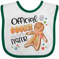 thumbnail image 3 of Inktastic Official Cookie Tester Cute Gingerbread Boys or Girls Baby Bib, 3 of 4