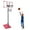 Rose, variant on Height Adjustable 67" to 84" Basketball Hoop, Portable Basketball Goal System with Stable Base and Wheels, Teenagers Youth Basketball Hoop Use for Indoor and Outdoor, Rose