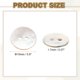 thumbnail image 2 of 10 piezas de botones de concha de perla 0.6" (15mm) botón redondo de concha de 6 agujeros natural para manualidades de tela camisa DIY, 2 of 6