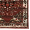 thumbnail image 3 of Linon Home Decor Serape Area Rug Collection, Red and Cream, 8' x 10.6', 3 of 4