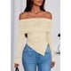 thumbnail image 5 of Remera PRETTYGARDEN Mujer Manga Larga Ajustada XL con Hombros Descubiertos, 5 of 8