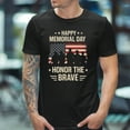thumbnail image 3 of Happy Memorial Day America 2025 T-Shirt — Patriotic Unisex Graphic Tee for Memorial Day Celebrations, 3 of 5