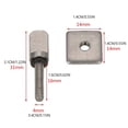 thumbnail image 4 of Riwesomey Paquete de 5 tornillos de montaje de acero inoxidable, tamaño compacto, perno de metal, fijadores de paleta de pie, suministros para Herramientas y ferretería, 4 of 6