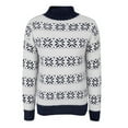 thumbnail image 3 of Women's Ugly Christmas Sweater Xmas Snowflake Turtleneck Long Sleeve Knitted Pullover Holiday Party Knitwear, 3 of 4