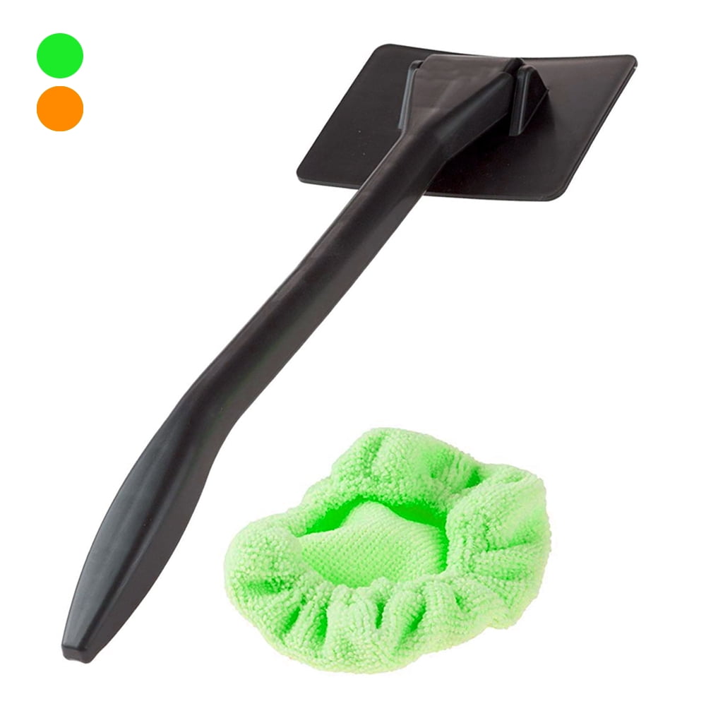 Kewucn Car Windshield Cleaning Tool and Glass Defogging Brush, Retractable  ABS Plastic Handle & Fine Fiber Auto Glass Cleaning Brush, Universal Car