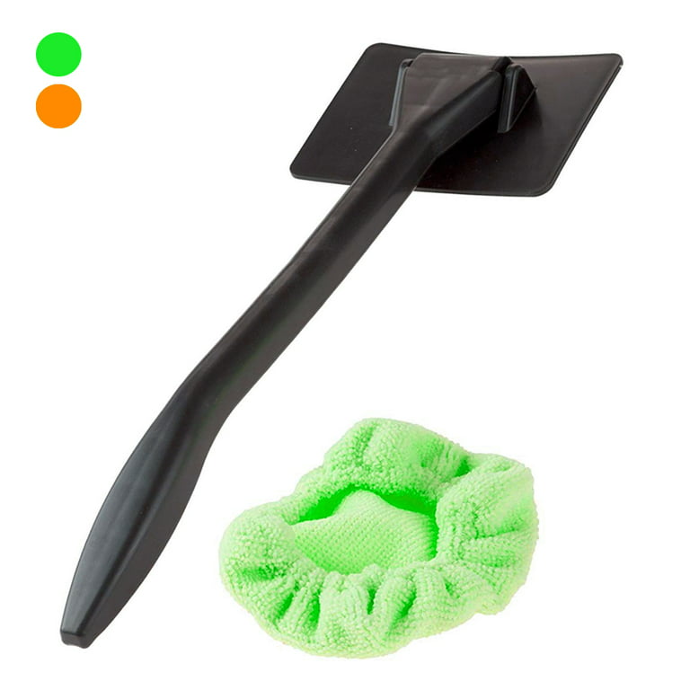  Car Duster Kit Spray Glass Windshield Cleaning Tool Defogging  Foldable Handle 360° Pivoting Head Brush and 3 Reusable Microfiber Cleaning  Bonnets for Interior Exterior Glass Screens Scratch Lint Free : Automotive