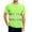 Green, variant on Men Reflective Quick Dry T Shirt Night Running Cycling High Visibility Safety Workwear Saffron XL