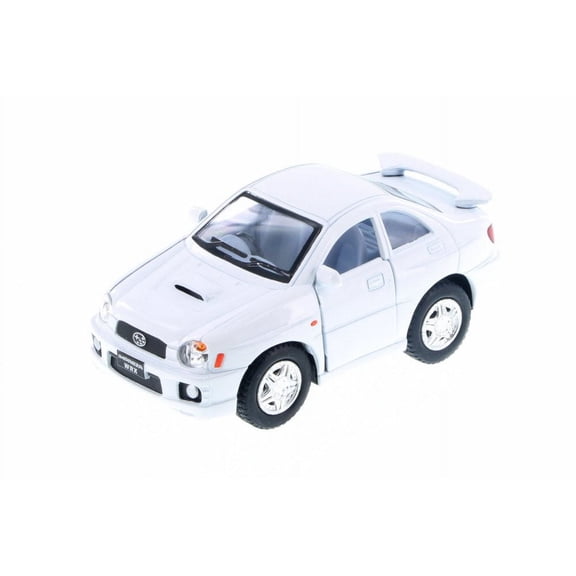 2002 Subaru Impreza WRX Sedan, White - Kinsmart 4008/16D - Diecast Model Toy Car (Brand New but NO BOX)