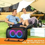 Speaker Bag Rugged Speaker Bag Carry Case Compatible with JBL Party Box Series, Portable Speaker Carry Tote Bag Backpack (for JBL Partybox 310 Bag)