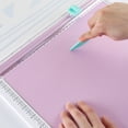 thumbnail image 3 of Tabla De Puntuación De Recortadora De Papel, Regla De Corte Transparente Multifuncional, Recorte De Papel Y Tabla De Puntuación Compacta Para Invitaciones, 3 of 7