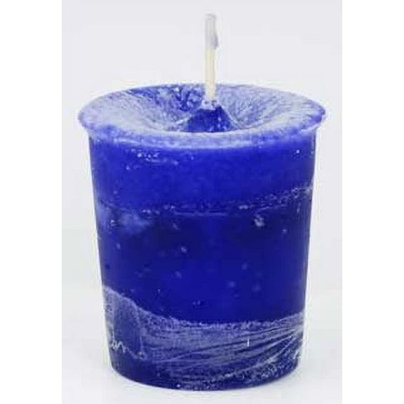 AzureGreen CVHCRE Creativity Herbal Votive Candle in Royal Blue